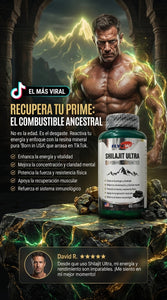 Shilajit Ultra – Fórmula Premium para Fuerza, Resistencia y Bienestar